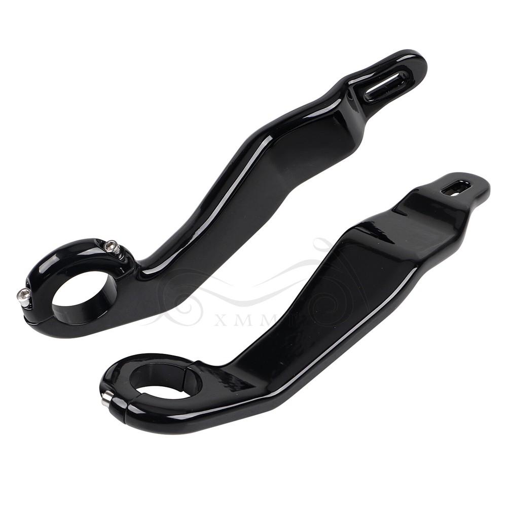Gloss Black Front Fairing Support Bracket Mount Kit For Harley Road Glide FLTRXS