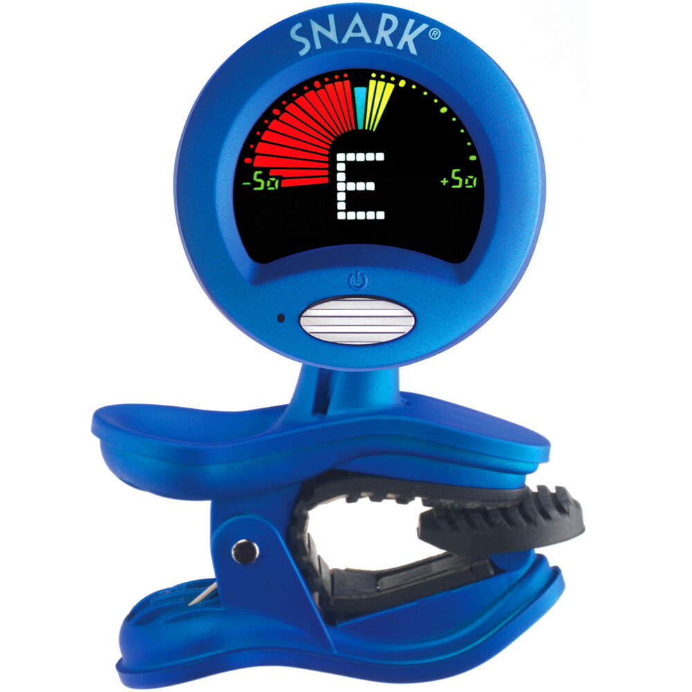 Snark SN-1X Blue Clip-on Chromatic Tuner for Guitar, Bass, Banjo, Mandolin, SN1X