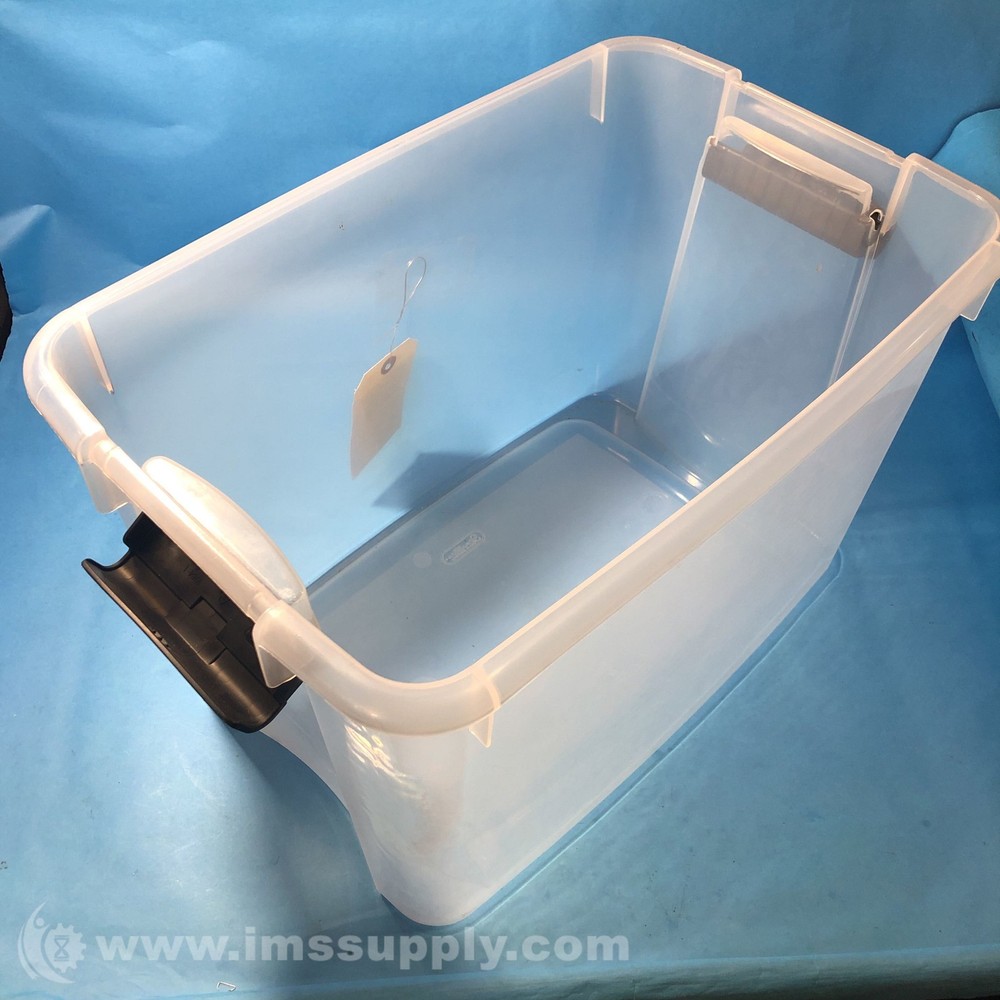 Sterilite 1985 30 Quart Latch Clear Storage Bin USIP