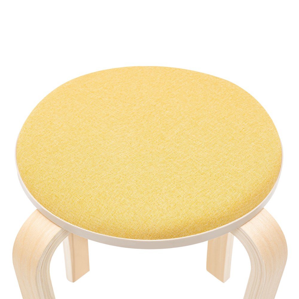 Set of 8 Stacking Wooden Stools Stackable Stools Modern Stackable Round Stools