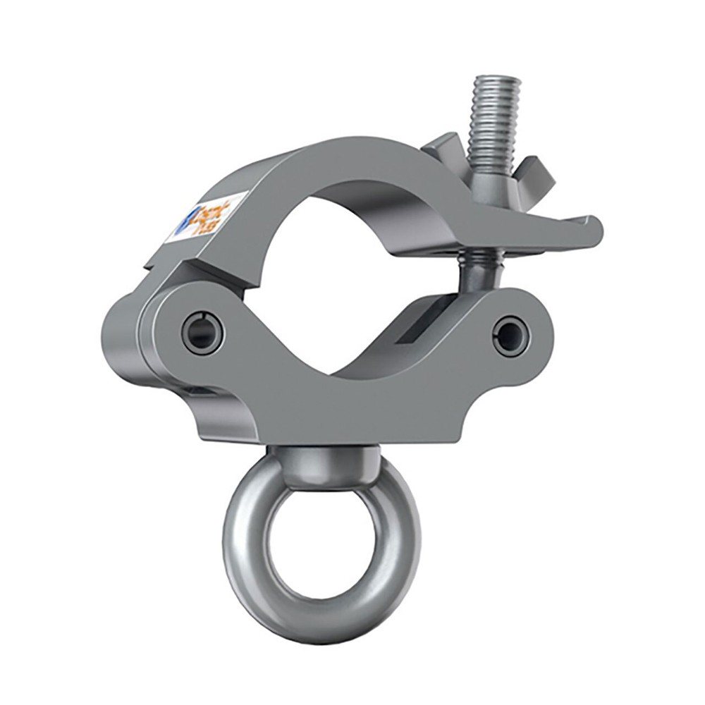 Truss Half Coupler with Captive Eye Bolt Silver, 2"/48-51 mm diameter