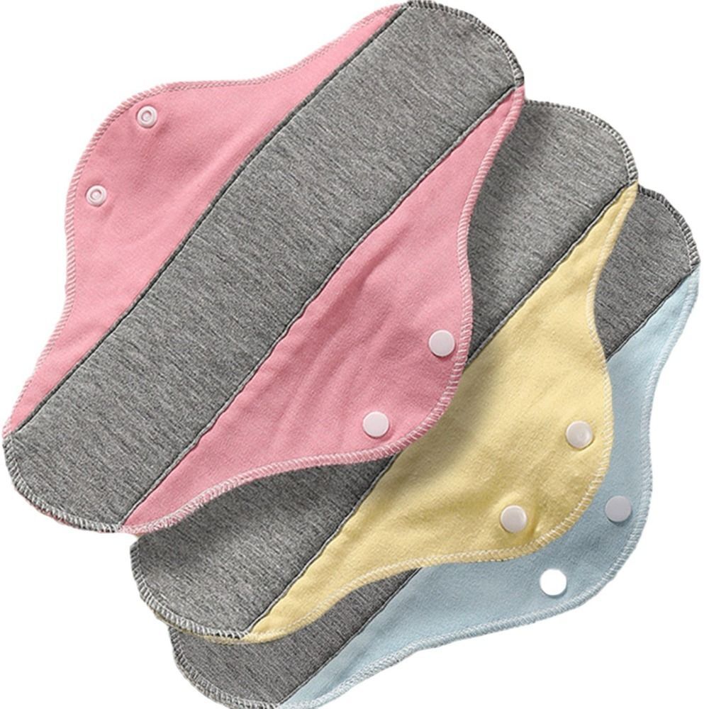 6Pcs Reusable Panty Liner Nursing Pad for Women Washable Menstrual Cloth Pads