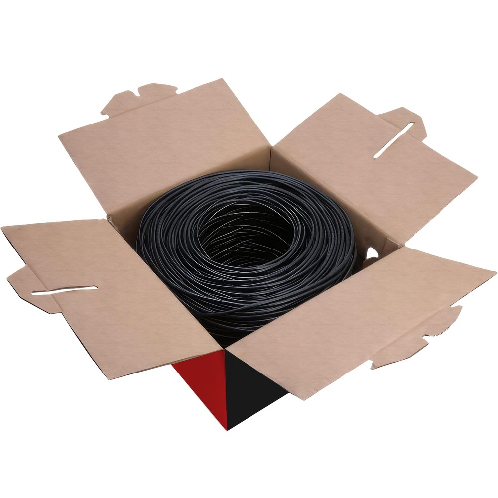 Cat5e Cat6 Cable 1000ft Solid 4 Pair Bulk Cat 5 Cat 6 Ethernet Cable (UTP CMR)