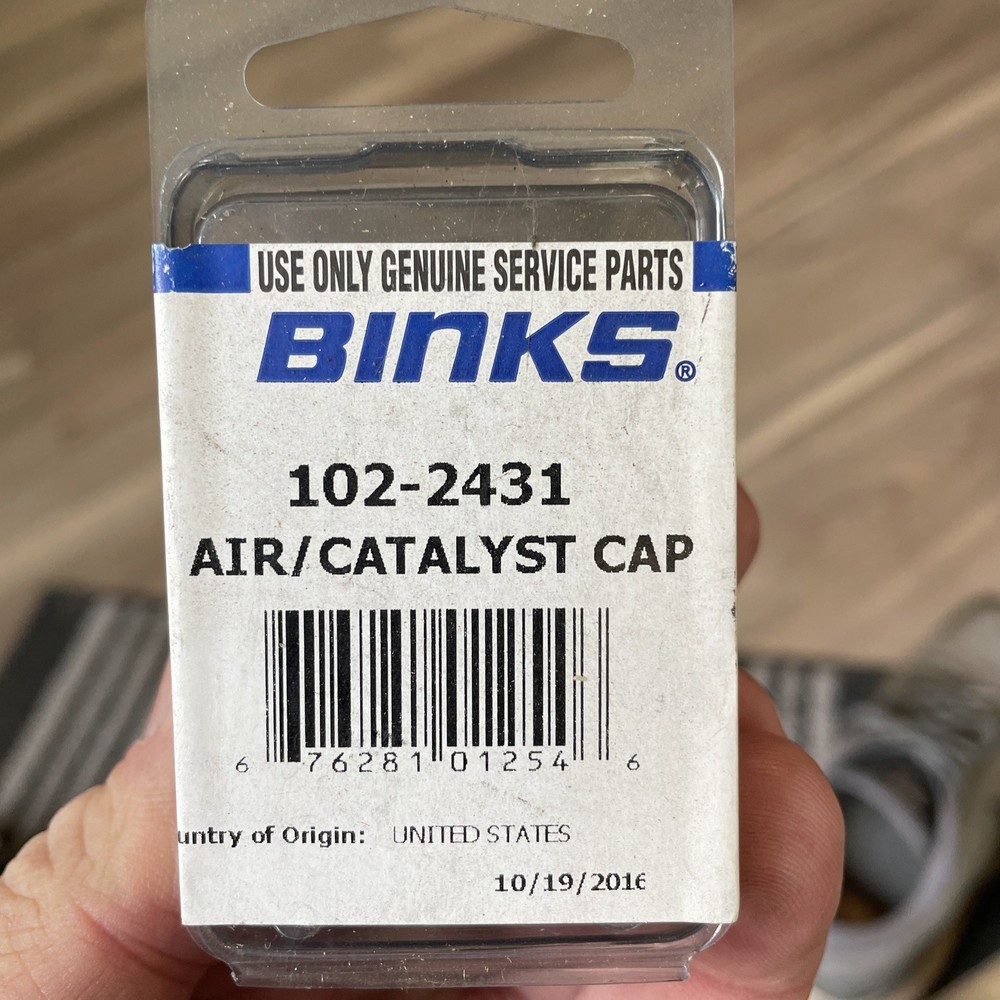 Binks 102-2431 Air / Catalyst Cap New