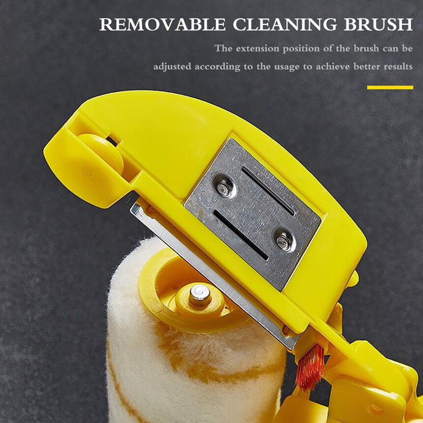 For Wall Ceiling Multifunctional Clean-Cut Paint Edger Roller Brush Safe Tool US