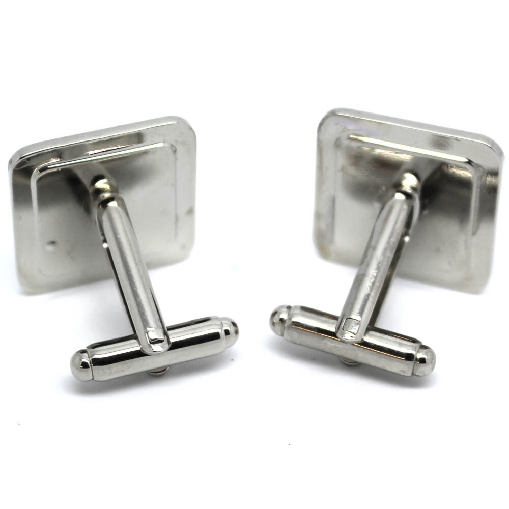 Koblenz (Germany) Square Cufflink in Chrome Box