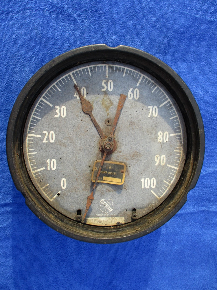 Ashcroft Ship's Pressure Guage