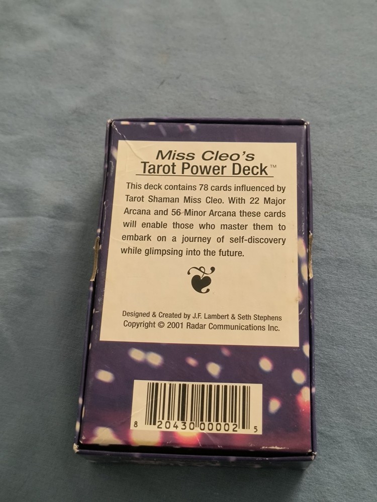Miss Cleo's Tarot Power Deck