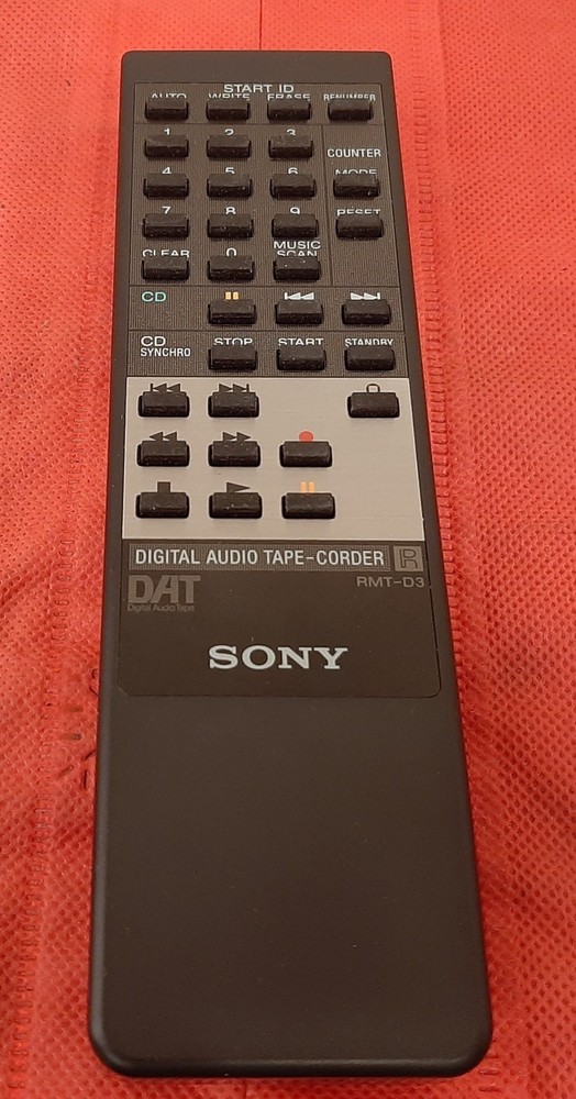 SONY RM-D3K Remote Control System For TCD-D3 DAT Digital Audio Tape Player-OBM