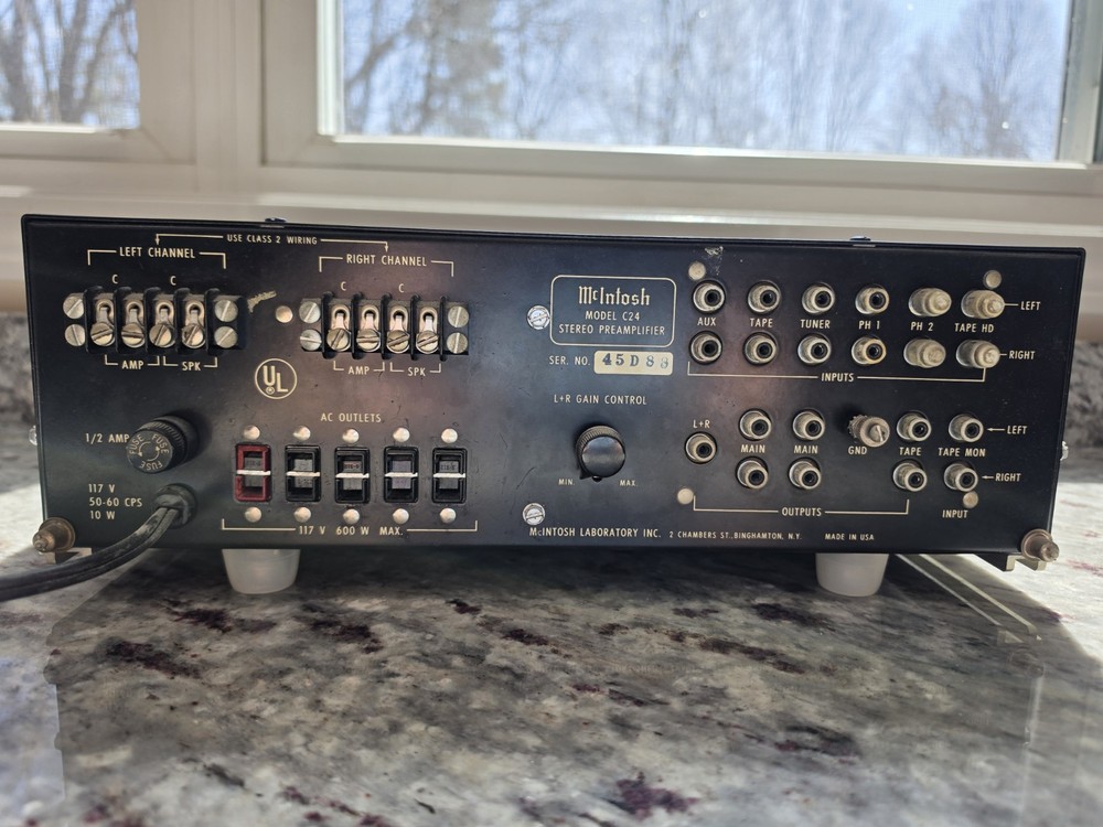 McIntosh C24 Solid State Stereo Preamplifier