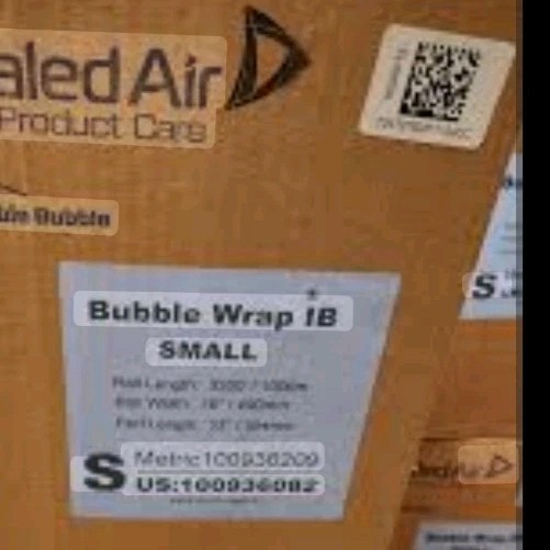 Bubble Wrap Brand- New Air I.B. Small 16" x 3300' With 12" Perf- Uninflated Film