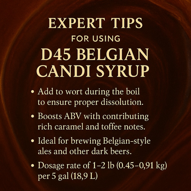 LD Carlson D45 Belgian Candi Syrup 1 lb