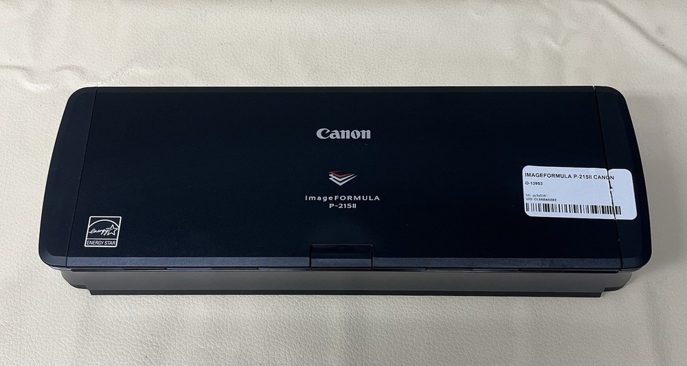 Canon ImageFORMULA P-215II Portable Duplex Document Scanner USB M111132