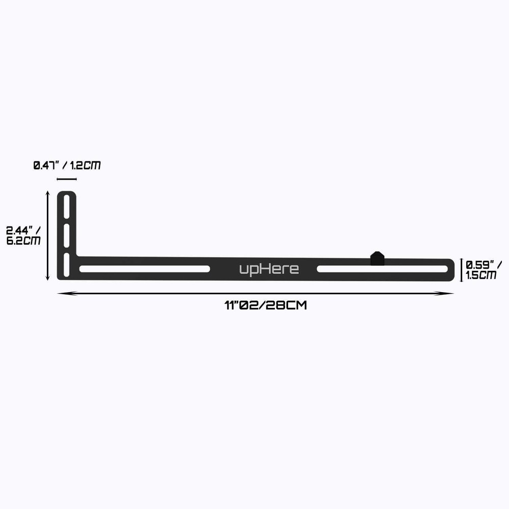 Aerospace Aluminum GPU Support - Black Bracket for Efficient Cooling