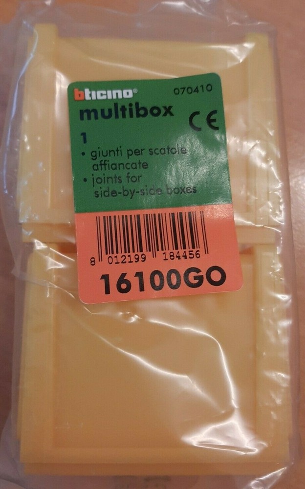 BTICINO MULTIBOX 16100GO 2PC SIDE BOX JOINTS