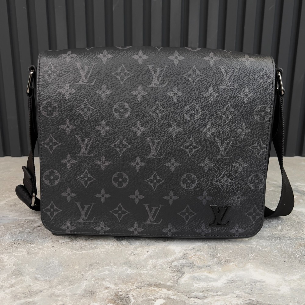 Louis Vuitton District PM Monogram Eclipse Canvas Crossbody Messenger Bag
