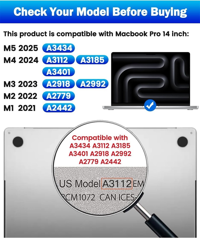 2-Pack Anti Blue Light Matte Laptop Screen Protector Compatible with 2026-202...