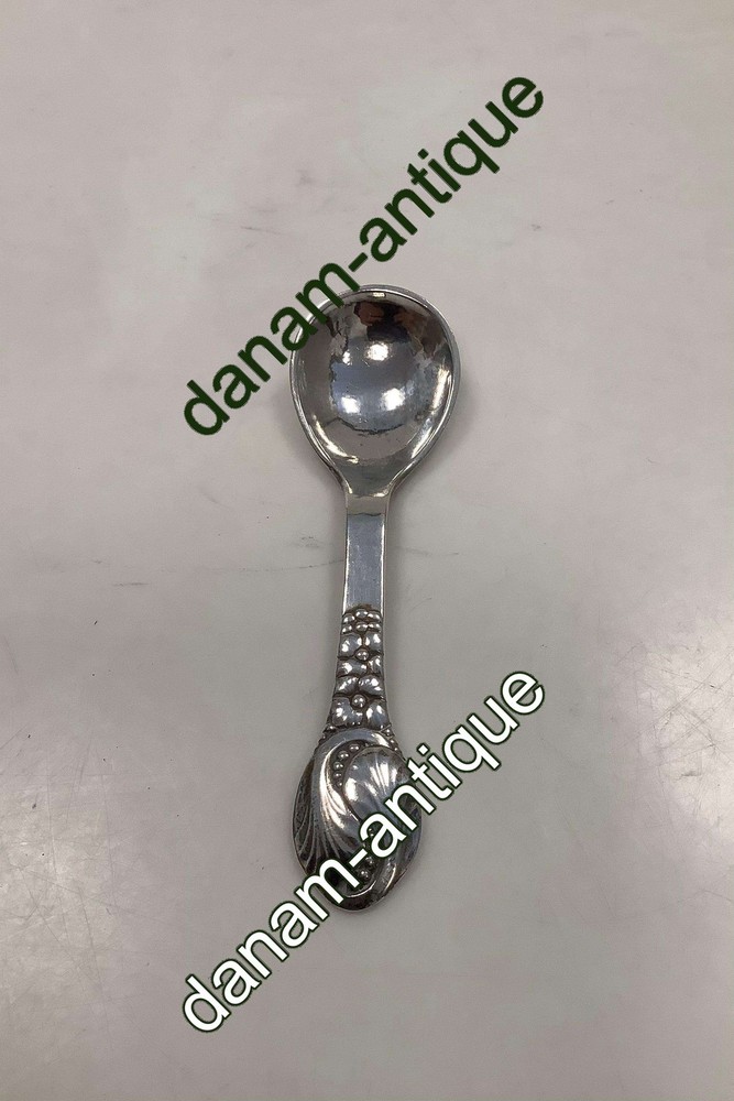 Evald Nielsen No 12 Silver Sugar Spoon (extra large)