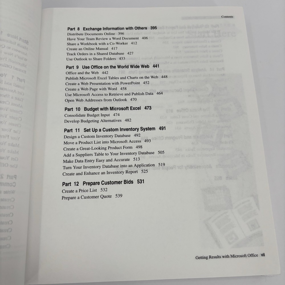 Getting Results Microsoft Office 97 Book 1997 Vintage Computer Guide