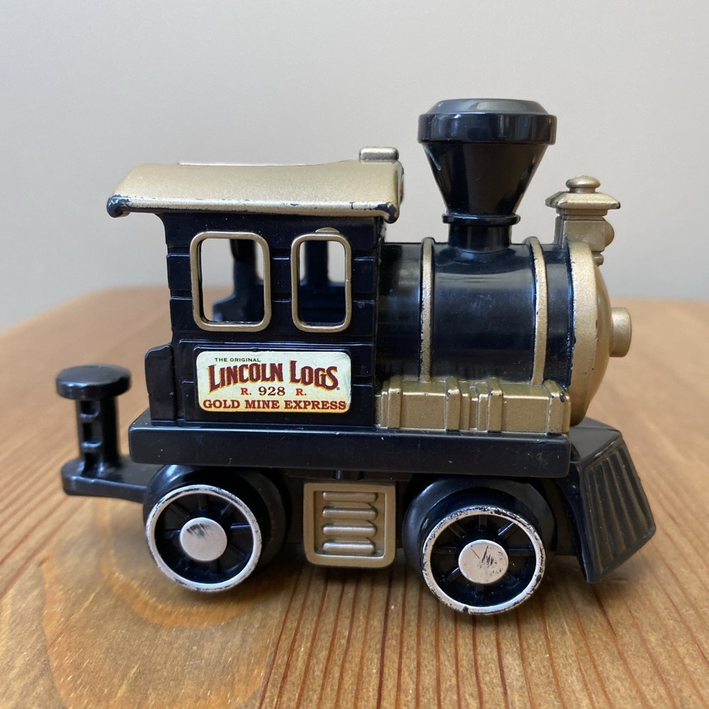 Lincoln Logs Gold Mine Express Train Engine Replacement Black Plastic Train