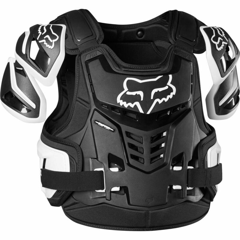 Fox Racing Raptor CE Black White Chest Protector