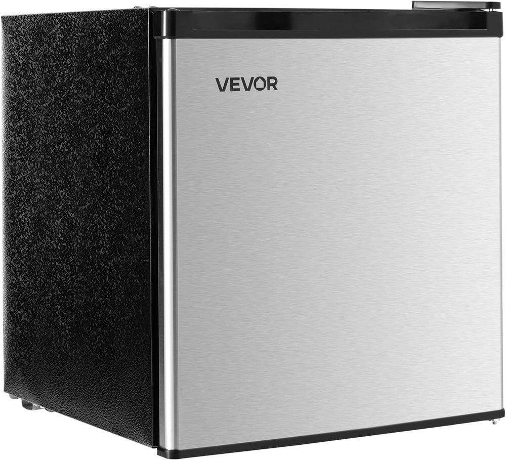 Mini Fridge with Freezer, 1.6 Cu.Ft Compact Refrigerator, 7 Mode Adjustable Temp