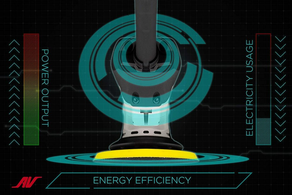 [Renewed] AirVANTAGE 5" Central Vac, 2nd Gen Electric - 3/32" Orbit: Hook & Loop