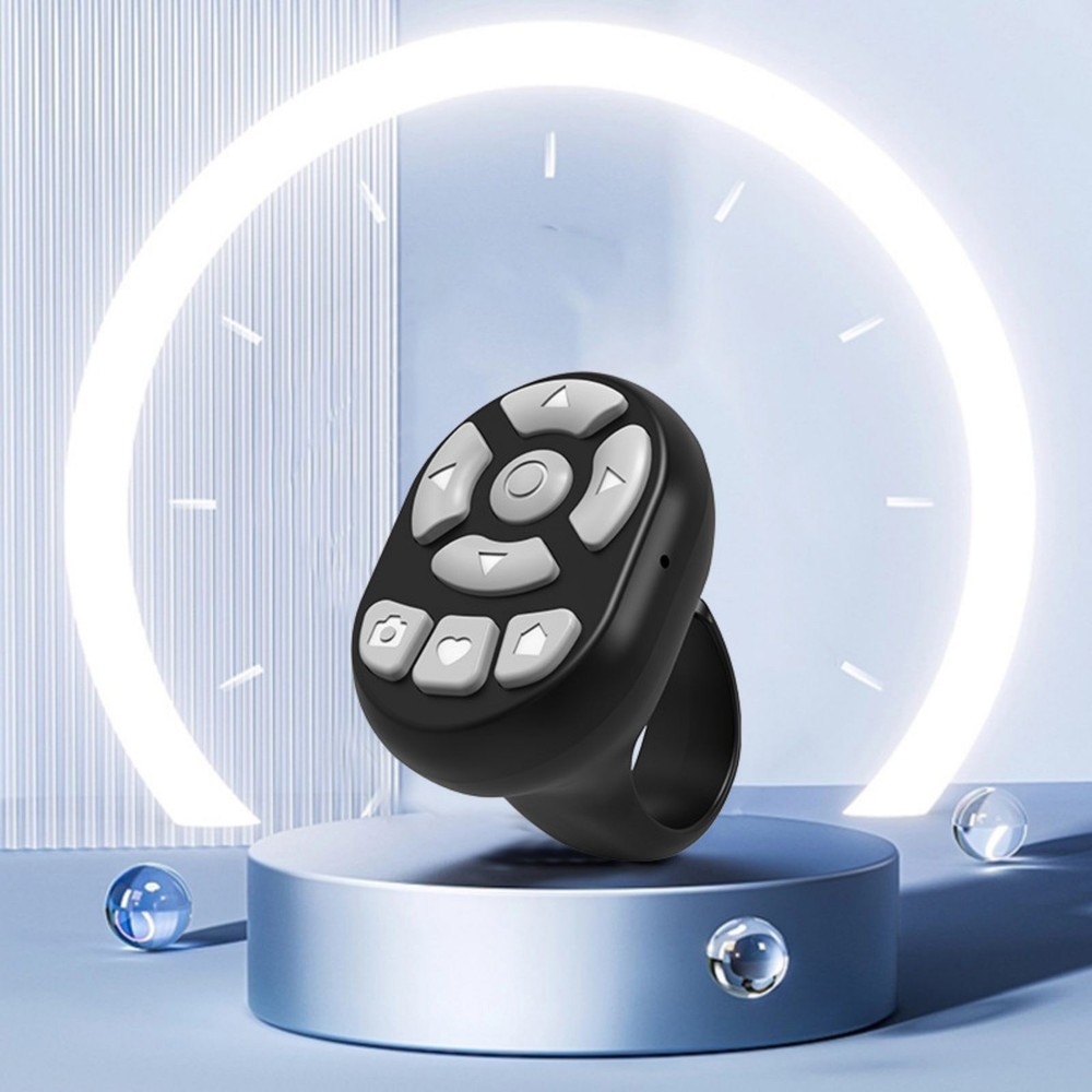 Remote Control Scrolling Ring Wireless Camera Shutter Selfie Button Controller