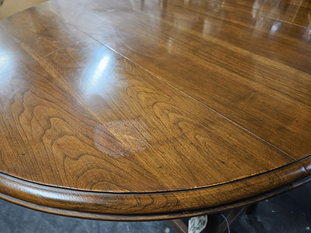Vintage Pennsylvania House Drop Leaf End Table Solid Cherry Oval