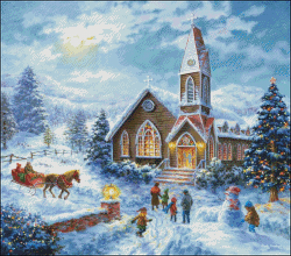 Chart Needlework Crafts DIY - Counted Cross Stitch Patterns - Parents Pray