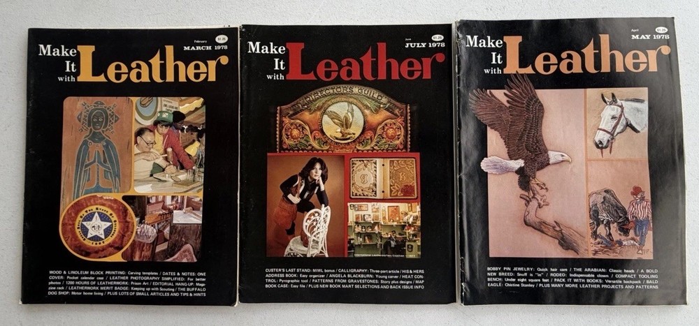 Vintage 1975-1978 Make It With Leather magazines 18+ Issues
