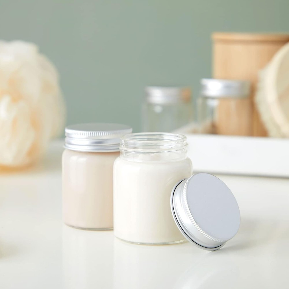 Versatile 5-Pack of Mini Glass Spice Jars - Durable & Eco-Friendly Solutions