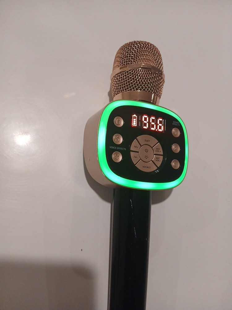 The Singing Machine Carpool Karaoke Wireless & Bluetooth Microphone #CPK565R