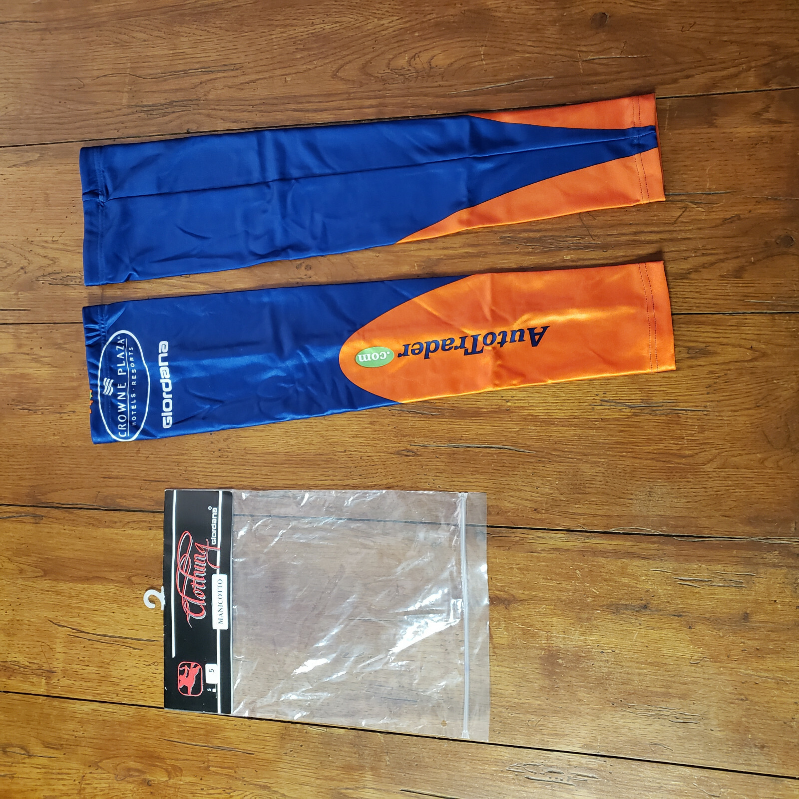 Giordana Cycling Arm Warmers 1 Pair Blue Orange L/XL NOS Vintage AutoTrader.com