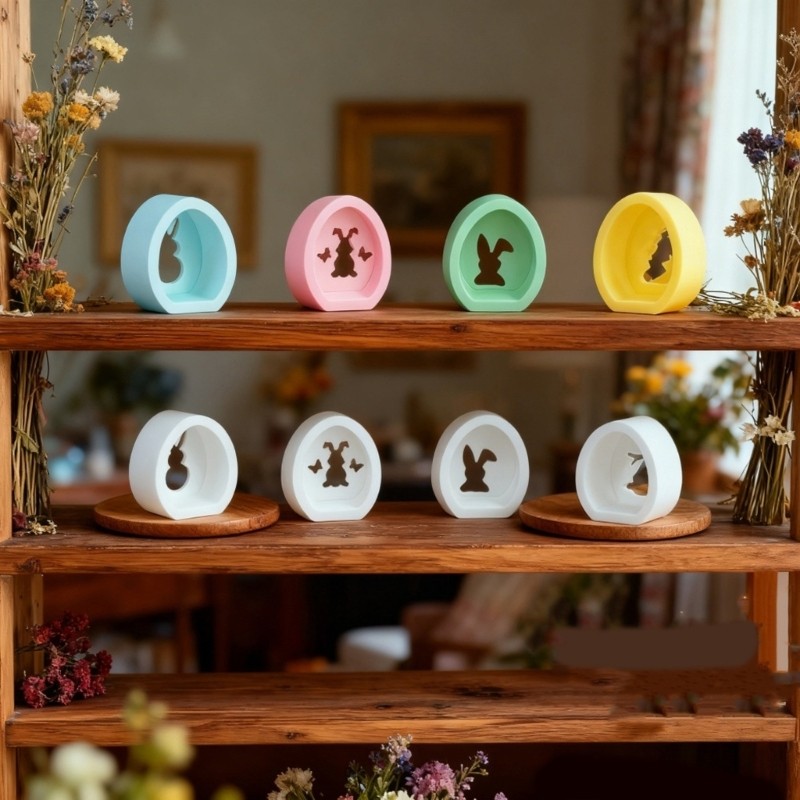 Multipurpose Silicone Mould for Rabbits and Eggs Shell Ornament