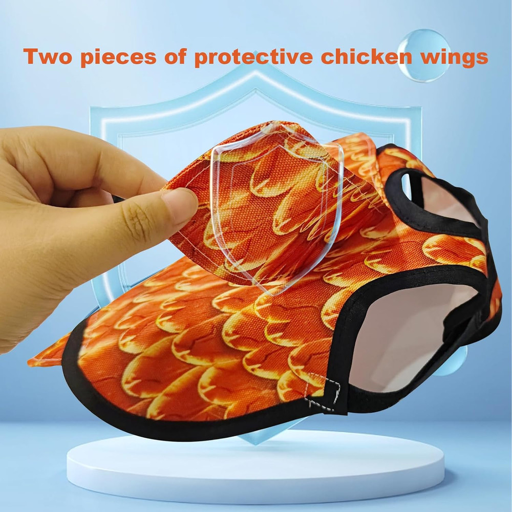 3-Pack Chicken Saddle Hens Adjustable Hen Saddle Back Protector Jacket Hens Wing