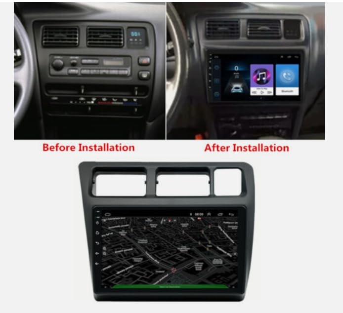 Android 13 Double Din Car Stereo CarPlay Android Auto 9in Touchscreen Bluetooth