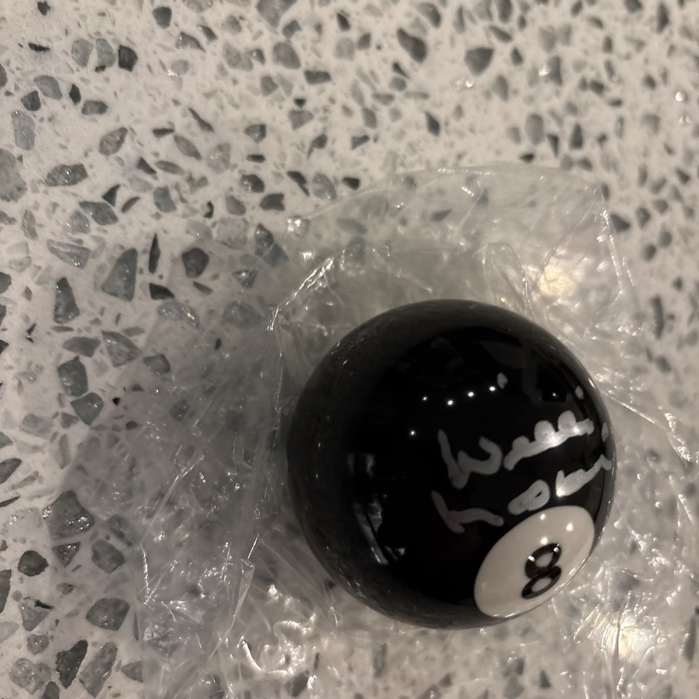 Willie Mosconi Signed Autographed 8 Ball Pool Authentic