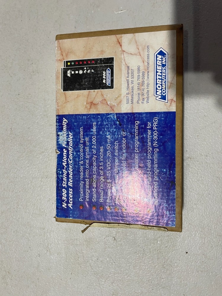 Northern N-300 Stand Alone Proximity Access Reader/Controller Kit