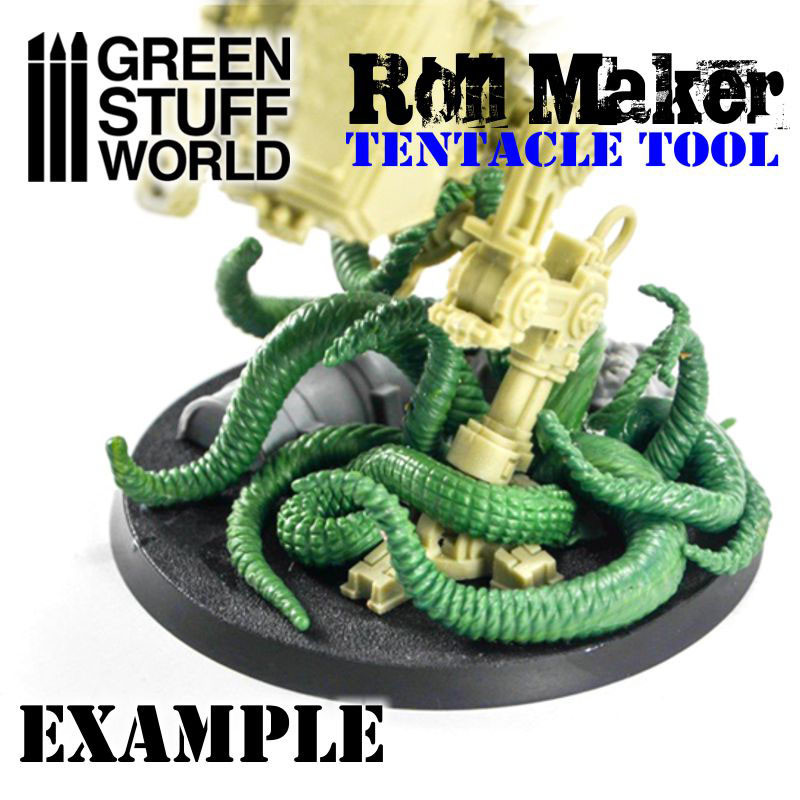 ROLL MAKER - Tool to make tubes, tentacles, & wires with all putty - Green Stuff