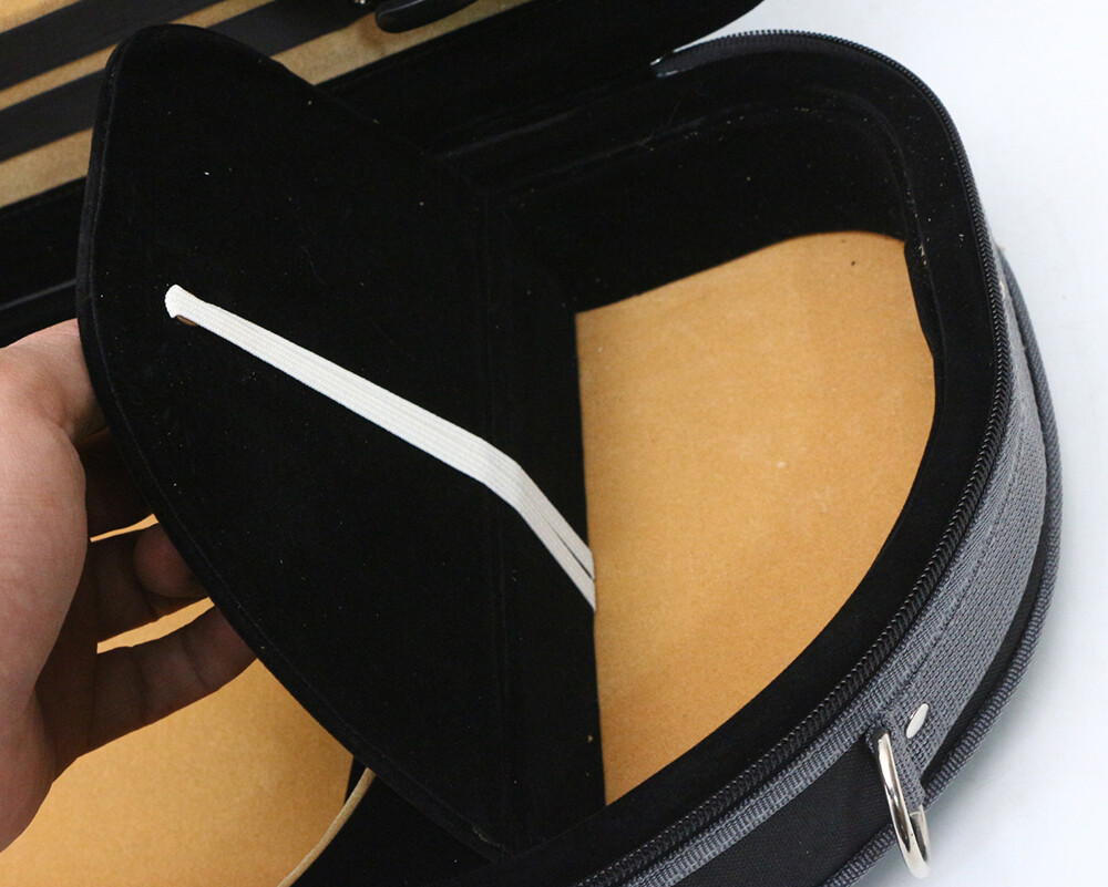 4/4 Full Size Violin Case Basic Violin Hard Case Built-in Hygrometer Ultralight