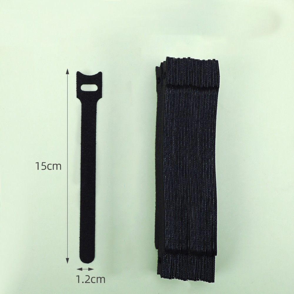 Adjustable Releasable Reusable Hook And Loop Cable Ties, Cable Tidy Strap