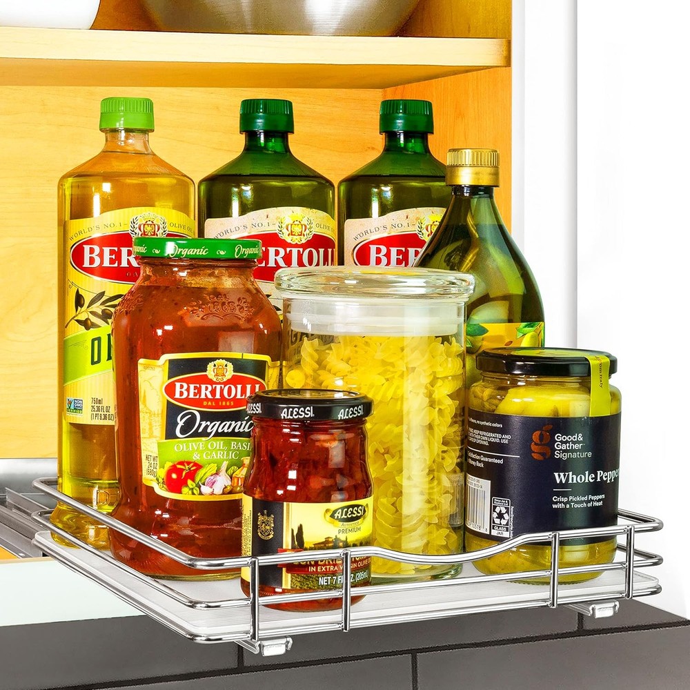 ® Élite™ Pull Out Spice Rack Organizer Inside Kitchen Cabinets 10-3/8 inch Wide