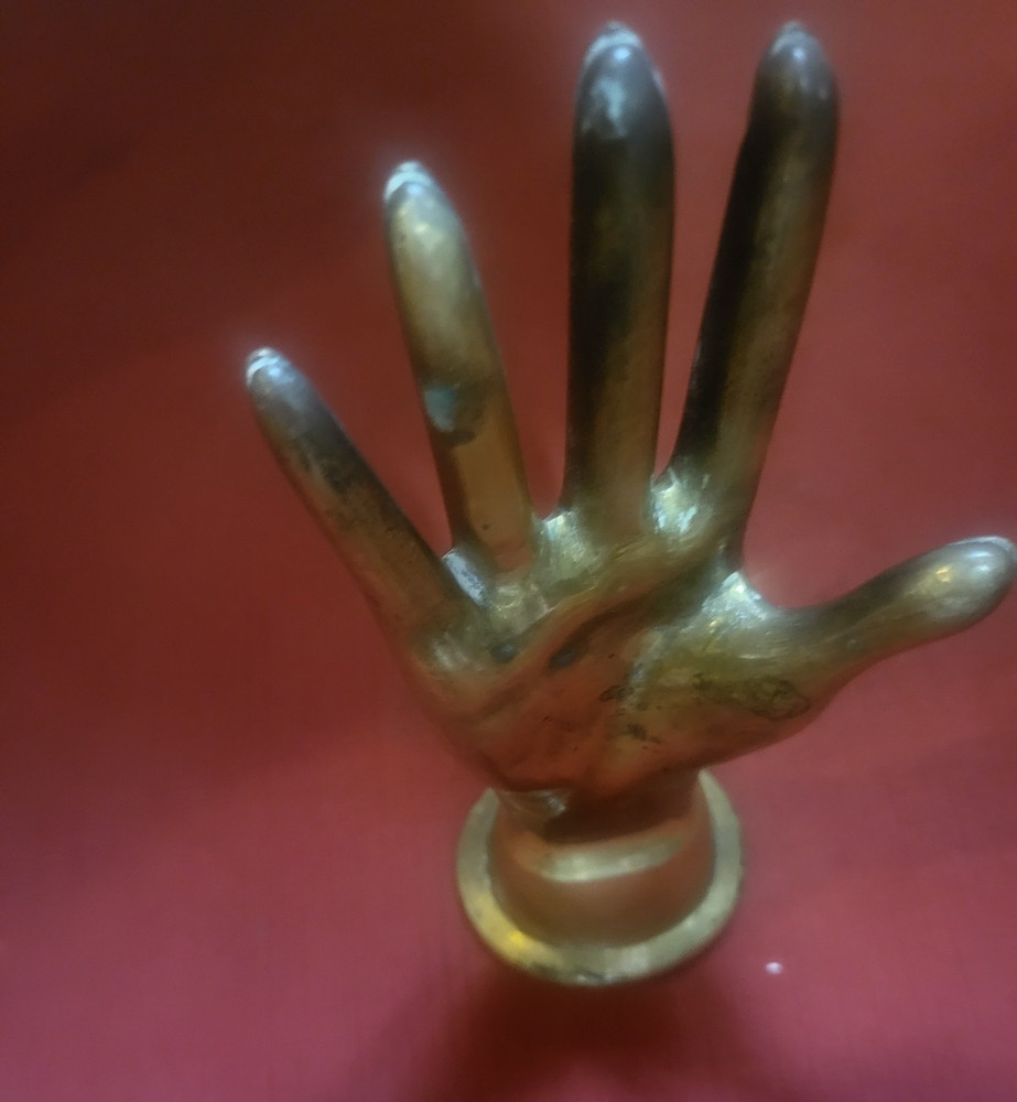 Indian Hand Crafted All Brass Ring Stand