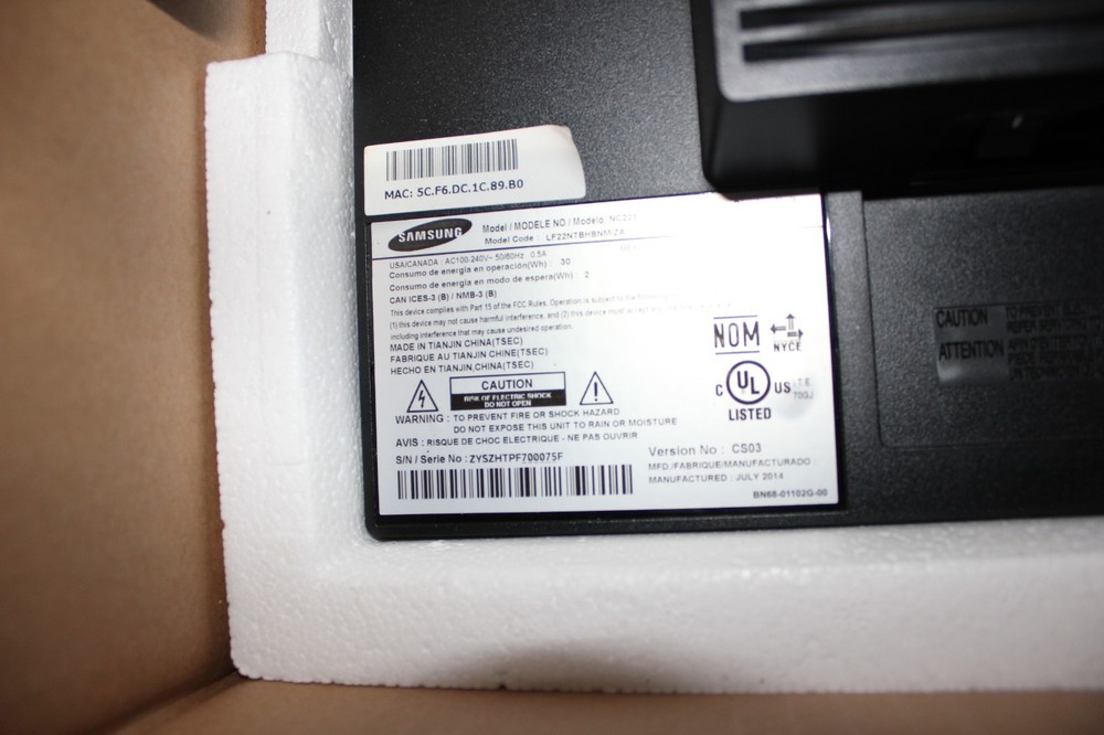 Samsung NC221 LCD Cloud Display