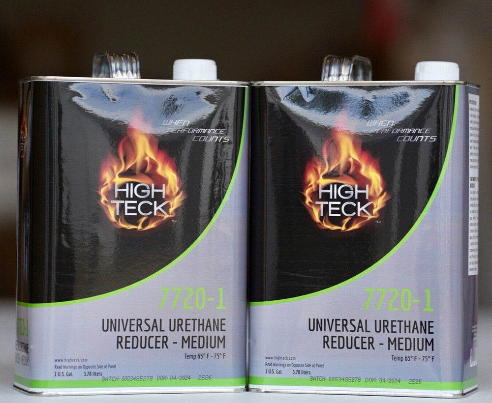 High Teck Universal MEDIUM Urethane Reducer Gallon! 2-PACK Auto Paint Reducer
