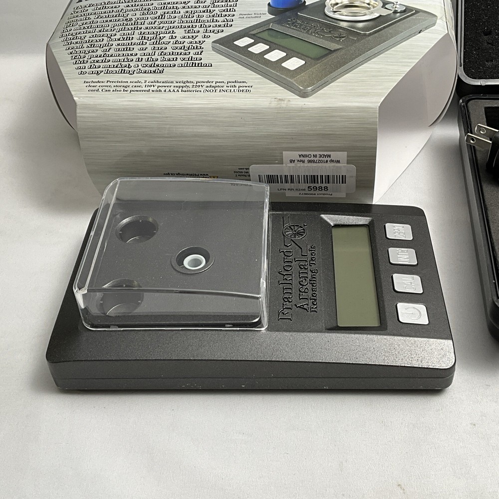 BAD SCREEN? Frankford Arsenal Reloading Tools Precision Powder Scale