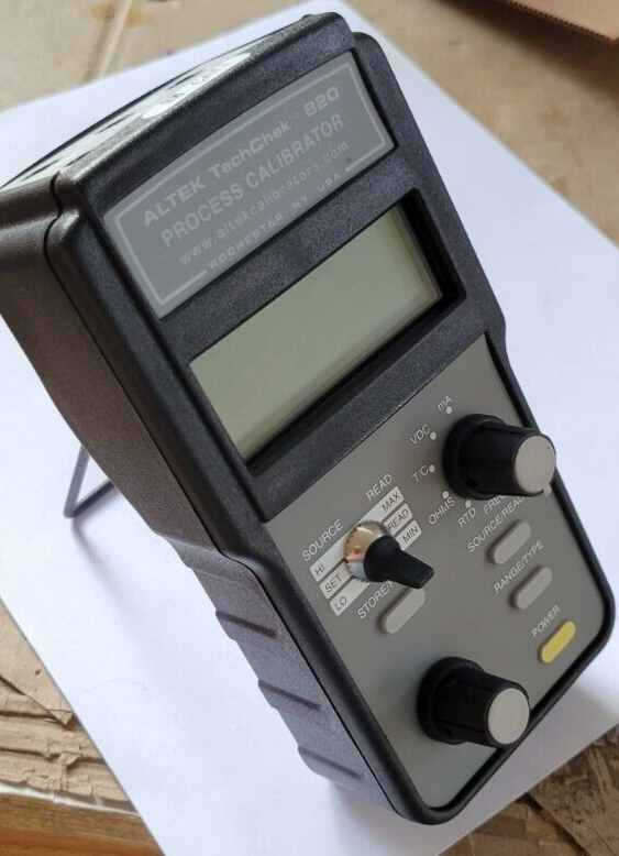 Altek TechChek 820 Process Calibrator, No leads, Mint Condition