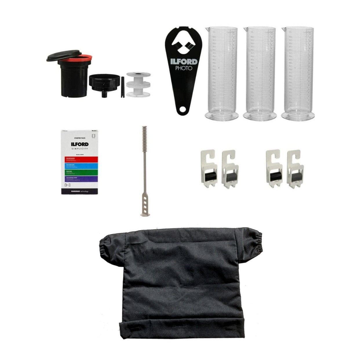 Ilford & Paterson Photographic Film Processing Kit Changing Bag