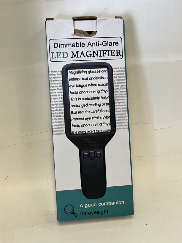 Dimmable Anti-Glare LED Magnifier